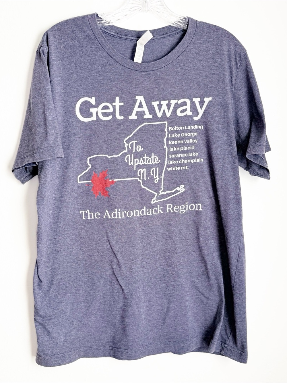 Get Away Adirondack Region Graphic Tee - Blue